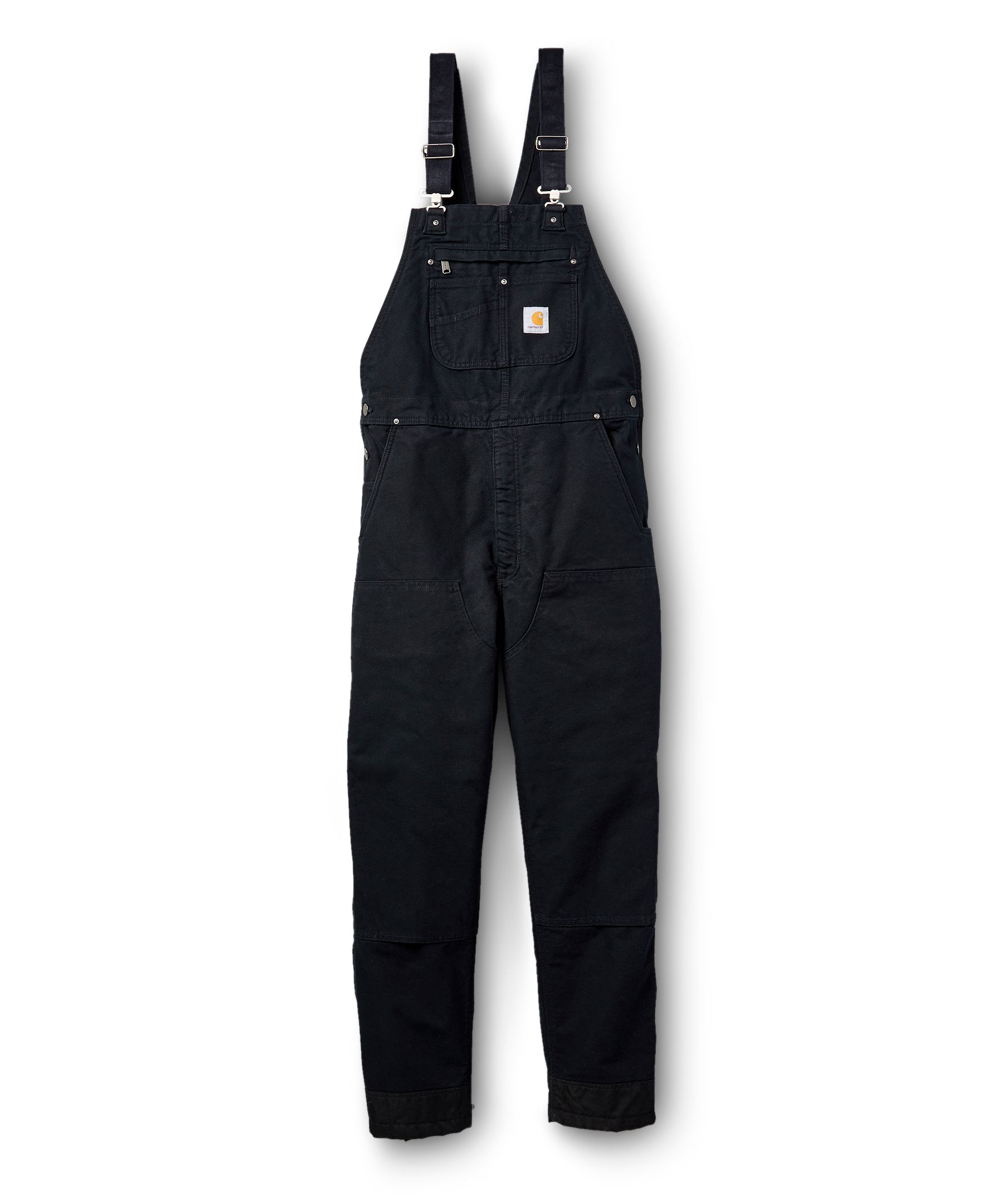 Carhartt Men's Quilt Lined Duck Bib Overalls - Black | Mark's