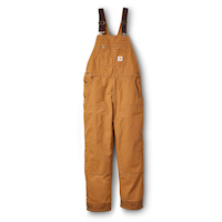 Carhartt Men's Quilt Lined Duck Bib Overalls