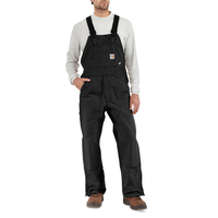 Salopette non doublée ignifuge Carhartt, en coutil, pour hommes Front_Flat