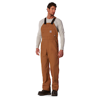 Carhartt Men's Flame Resistant Duck Unlined Bib Overalls