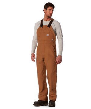 Carhartt Men's Flame Resistant Duck Unlined Bib Overalls