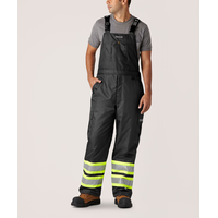 Dakota WorkPro Series Men's Hi Vis Hyper-Dri 3 Waterproof T-Max Lined Rip Stop Polyester Cargo Overalls Front_Flat