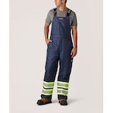 Dakota WorkPro Series Salopette cargo doublée haute visibilité imperméable HD3 T-MAX pour hommes Front_Flat