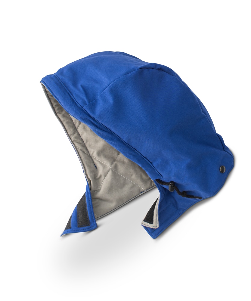 Capuche à boutons-pression hydrofuge et ignifuge à coupe universelle unisexe, Comfort Touch, Bulwark Front_Angled_Left