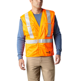 Gilet de sécurité haute visibilité avec traitement ignifuge pour hommes, Viking® Front_Flat