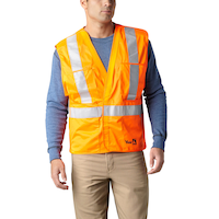 Viking® Men's Visibility FR Treated Safety Vest - Orange Front_Flat