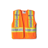 Viking Men's Class 2 Level 2 Hi Vis Tear-Away Safety Vest Front_Flat