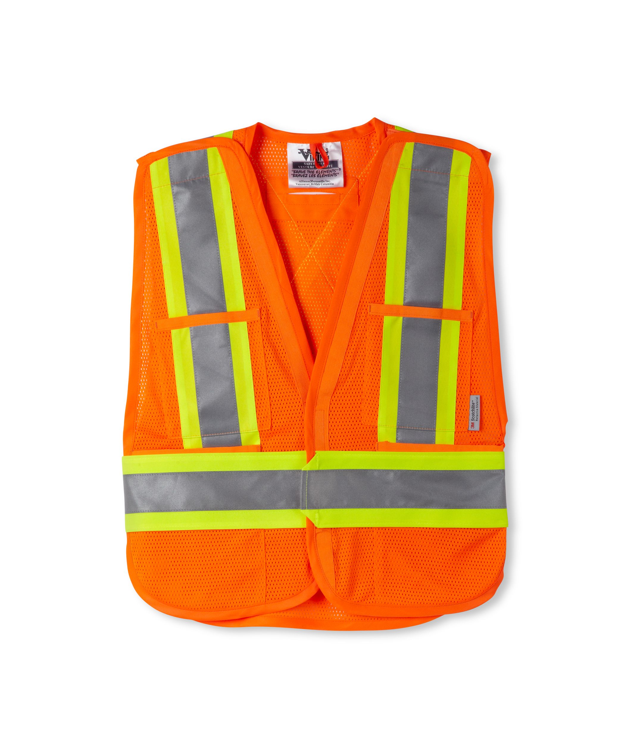 Gilet de sécurité en filet arrachable en 5&nbsp;points pour hommes, Viking®