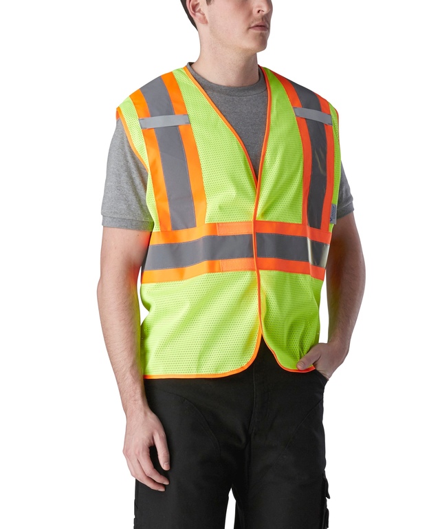 Gilet de sécurité haute visibilité pour hommes, BTE, Open Road