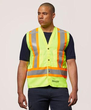 Gilet haute visibilité de catégorie 2 Dakota Workpro Series, pour hommes