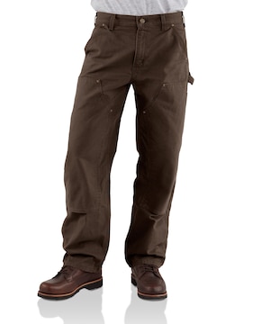 Carhartt Men's Loose Straight Washed Duck Double-Front Dungarees