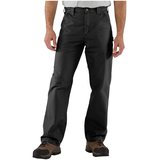 Carhartt Men's Canvas High Rise Utility Work Pants Front_Flat