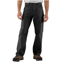 Carhartt Men's Canvas High Rise Utility Work Pants Front_Flat