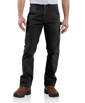 Carhartt Men's Washed Twill Relaxed Fit Dungarees - Black