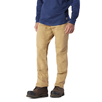 Pantalon de travail en toile avec panneaux avant doubles à jambe droite et coupe décontractée pour hommes~ Rigby~ Carhartt
