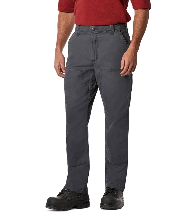 Pantalon de travail en toile avec panneaux avant doubles à jambe droite et coupe décontractée pour hommes, Rigby, Carhartt
