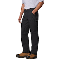 Pantalon de travail en coutil avec panneaux avant doubles à jambe droite et coupe décontractée Rugged FlexMD pour hommes~ Carhartt