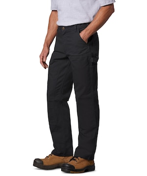 Pantalon de travail en coutil avec panneaux avant doubles à jambe droite et coupe décontractée Rugged FlexMD pour hommes, Carhartt