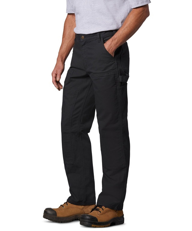 Pantalon de travail en coutil avec panneaux avant doubles à jambe droite et coupe décontractée Rugged FlexMD pour hommes, Carhartt
