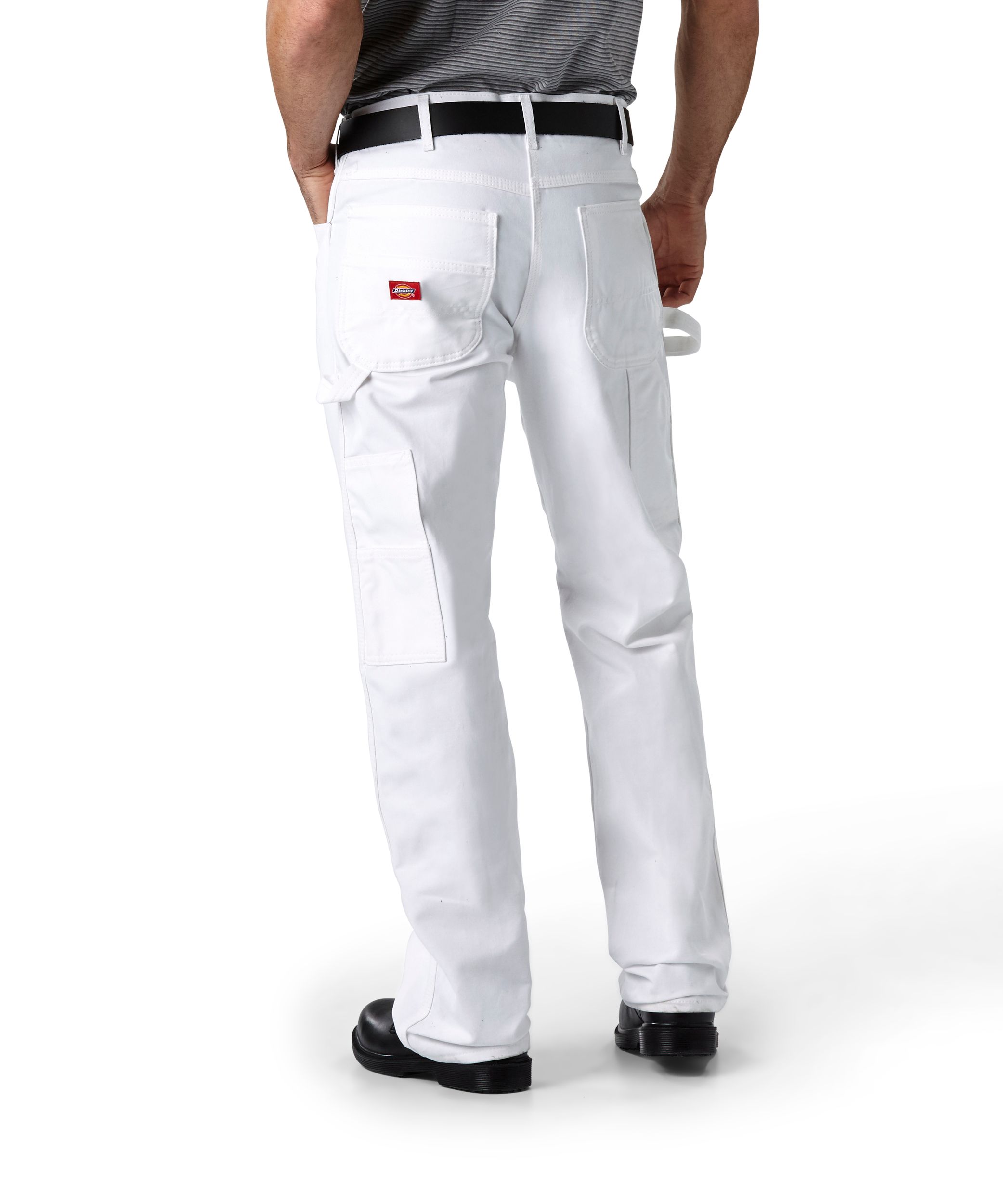 Dickies Painter Pants size 31X32 paint stained 5 Pocket carpenter mens white