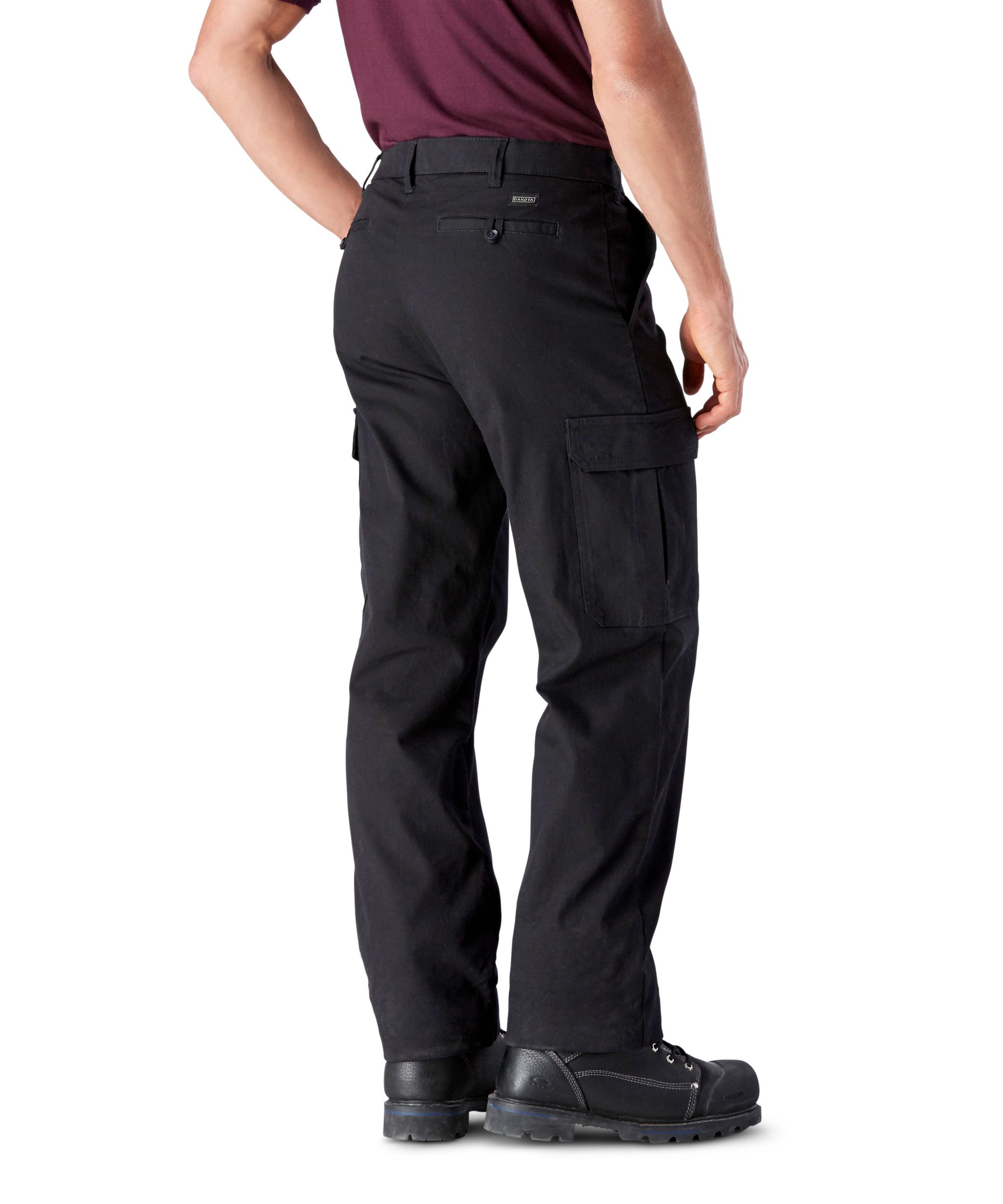 Men's flannel lined online cargo pants