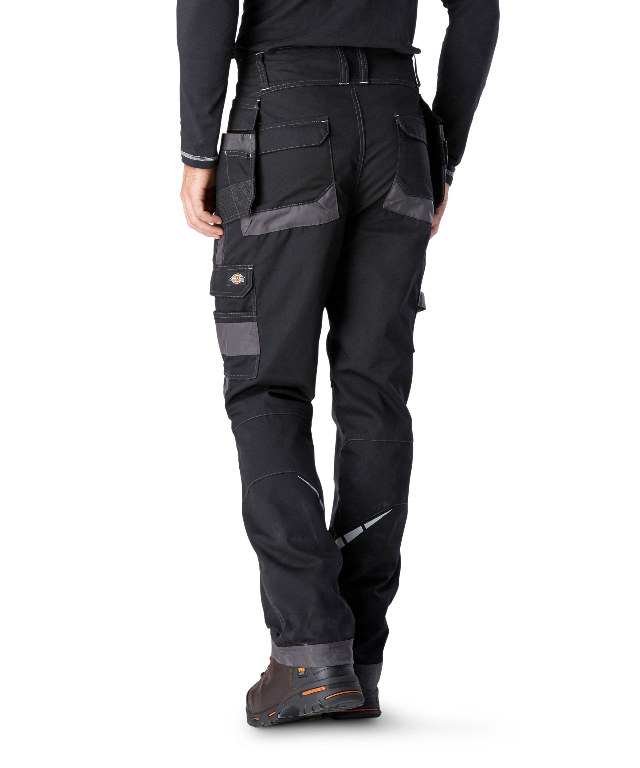 YUHAOTIN Work Trousers with Knee Pads Motorbike Trousers Mens