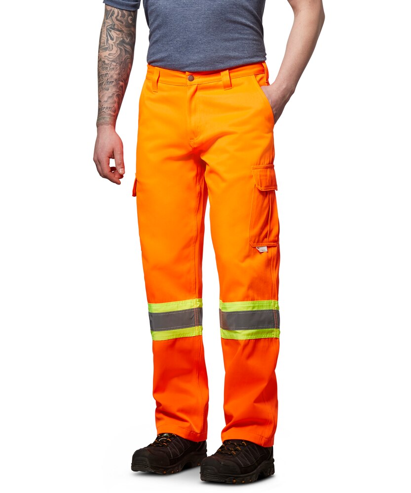 Rail Cargo Work Trousers with Flexi Waist System  Bodyguard Workwear