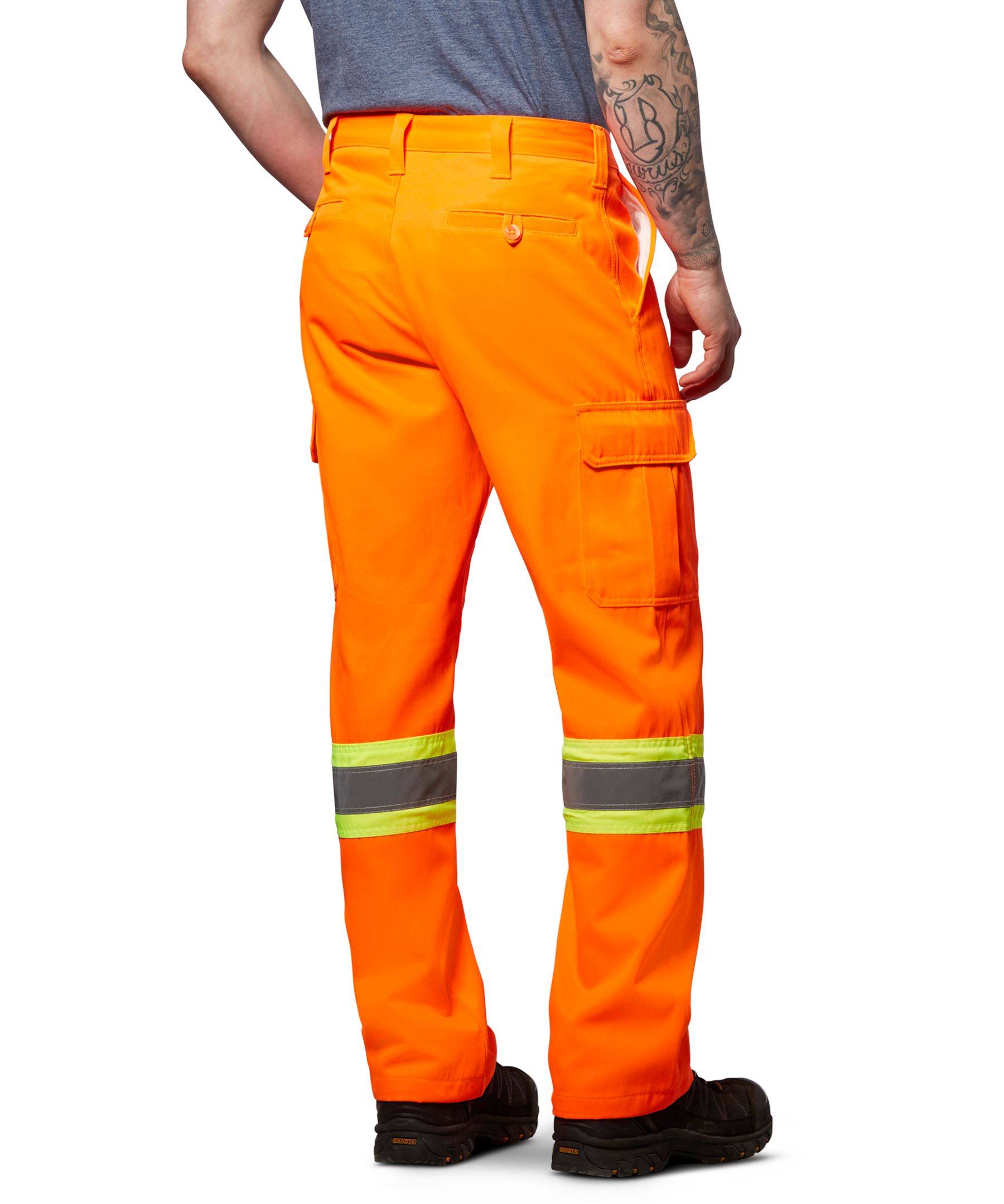 Pantalon cargo Tough Duck Haute visibilité, pour hommes
