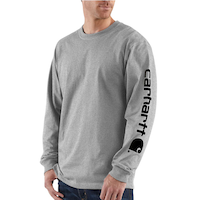 T-shirt graphique à manches longues pour hommes Front_Angled_Left