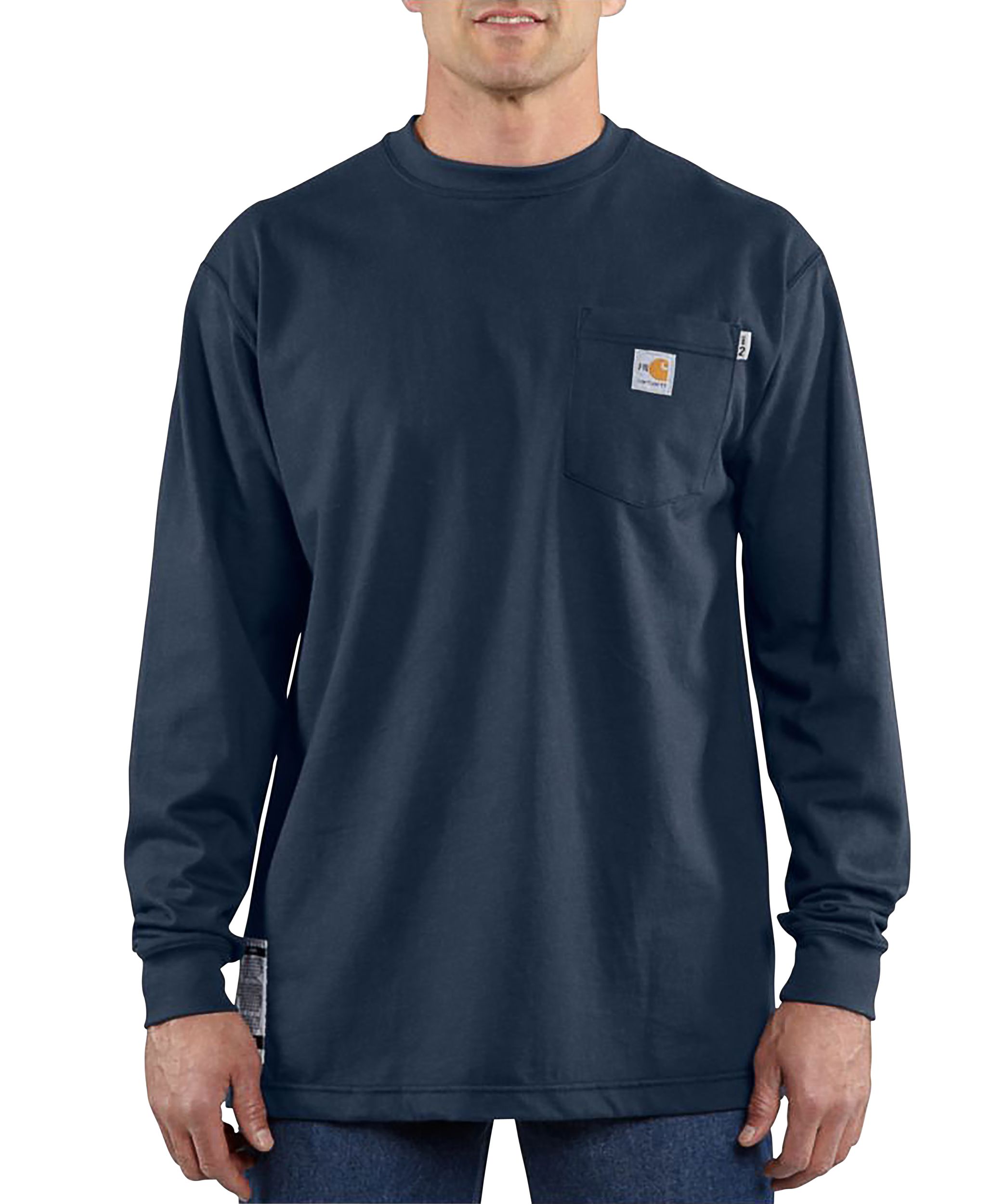 Carhartt Men's Flame Resistant Force Cotton Long Sleeve Work T-Shirt