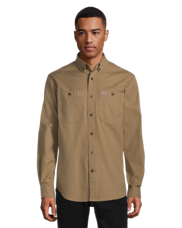 Carhartt Carhartt Rugged Flex Stretch Rigby Long Sleeve Relaxed Fit Work Shirt