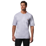 Carhartt Men's K87 Workwear Pocket Crewneck Cotton T Shirt Front_Flat