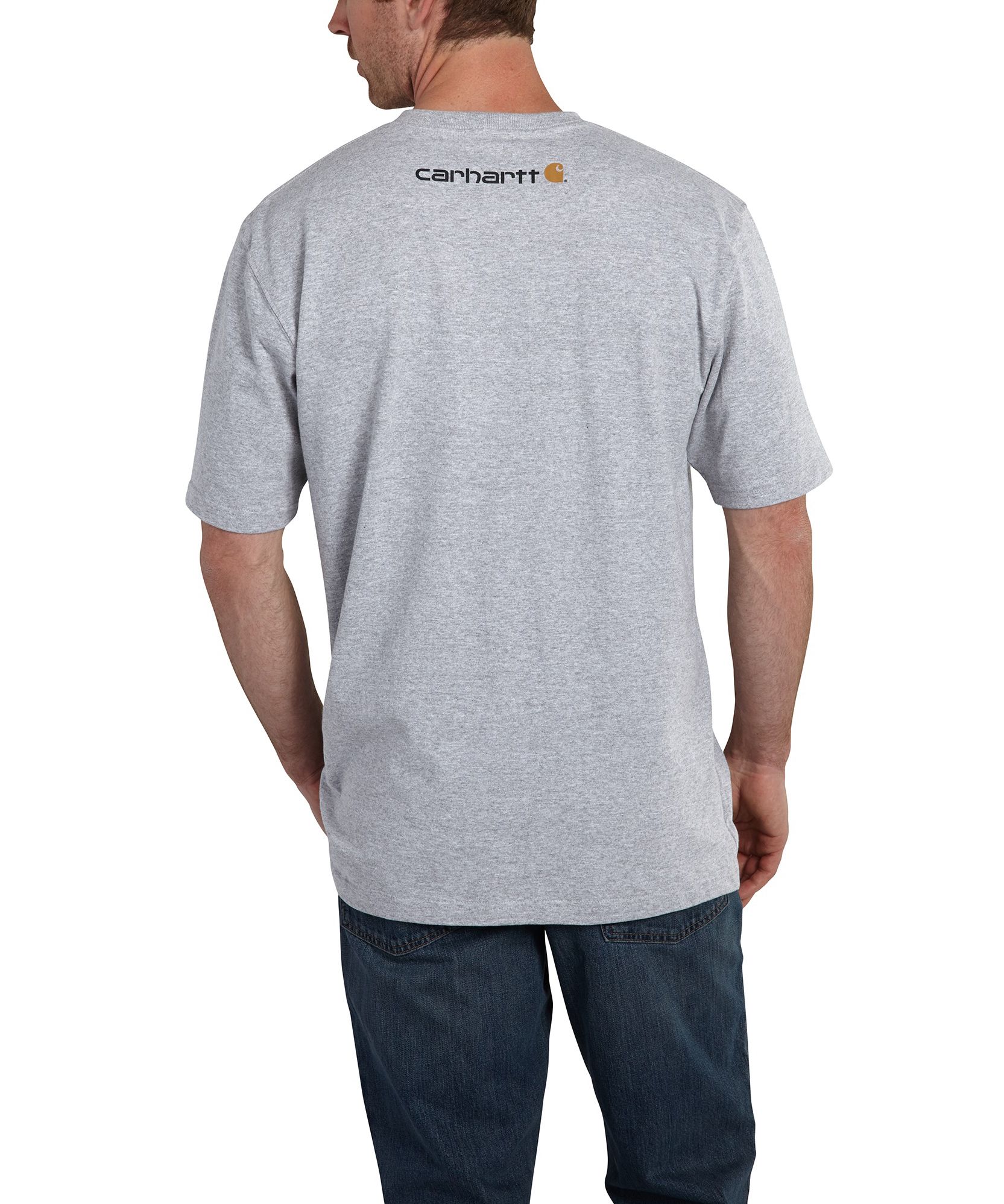 Carhartt Men's Signature Logo Loose Fit Graphic T Shirt | Mark's Carhartt Men's Signature Logo Loose Fit Graphic T Shirt | Mark's