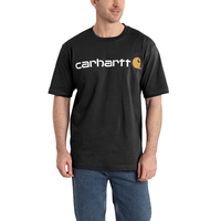 Carhartt Men's Logo Graphic T Shirt Front_Flat