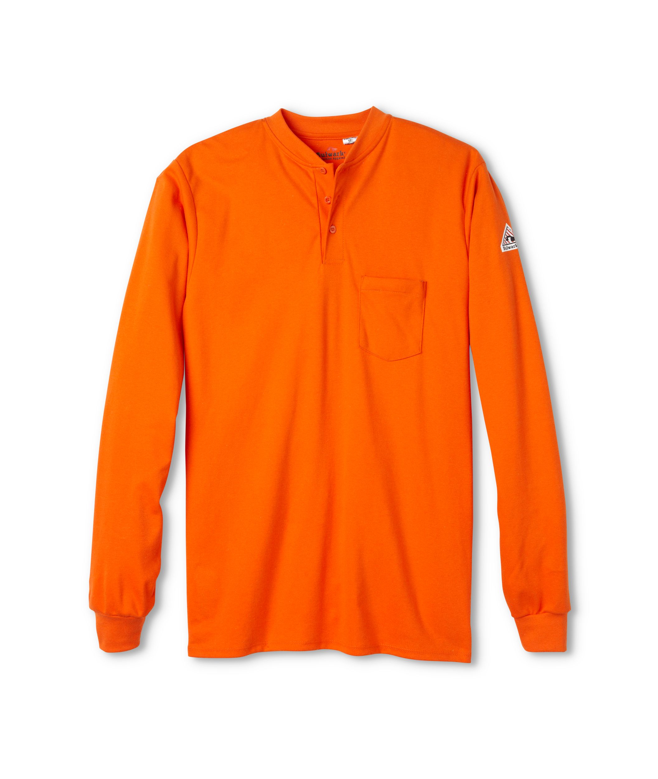 Haut Henley ignifuge Bulwark en coton et à manches longues, pour hommes, EXCEL