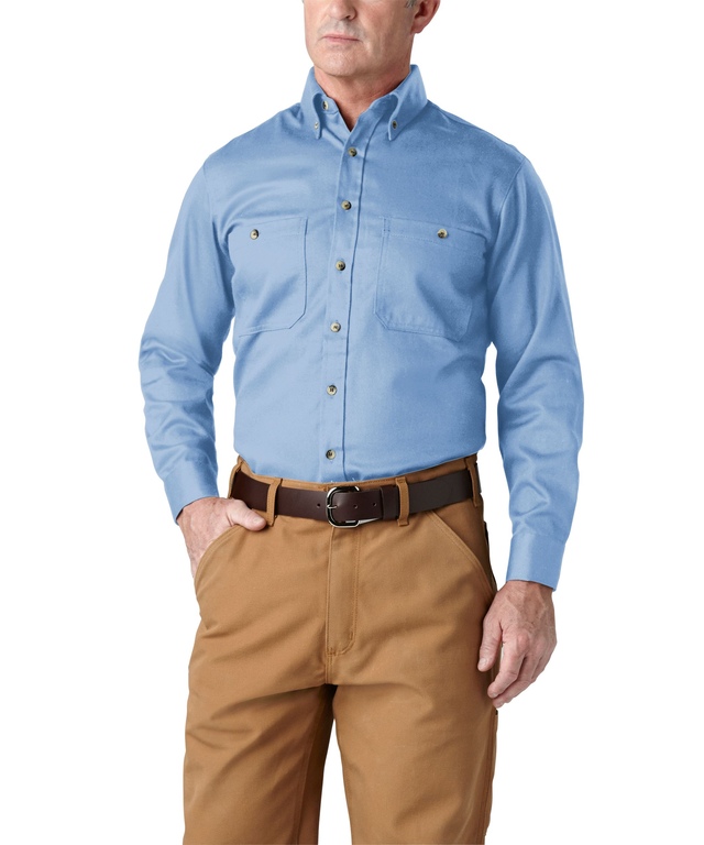 FireWall Workwear Men's 7Oz Button Front Shirt