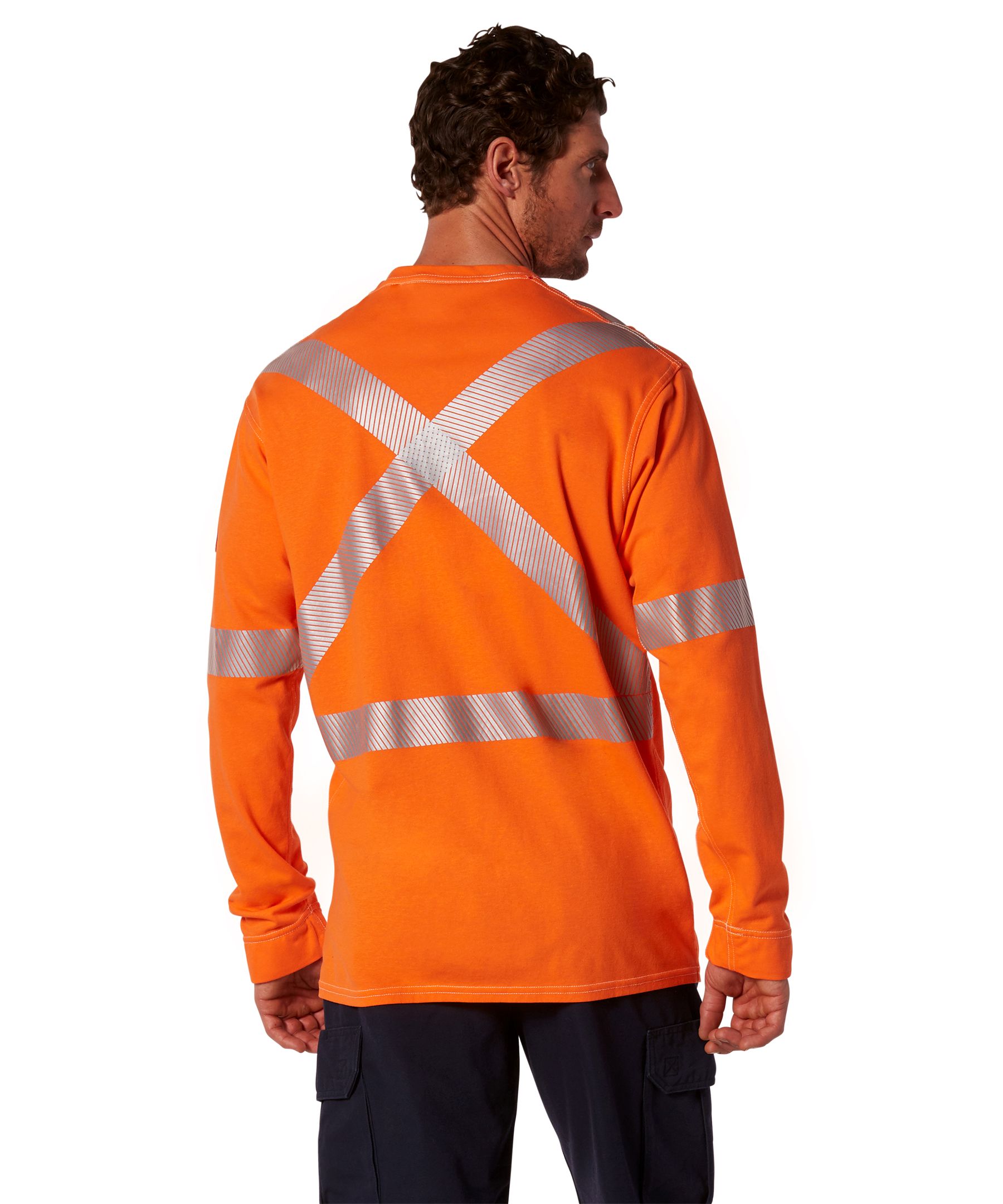 Bulwark Men's iQ Series® Long Sleeve Flame Resistant CSA Tee