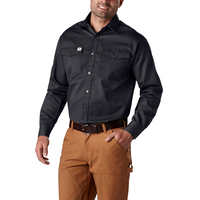 Big Bill Men's Long-Sleeve Button Work Shirt Front_Angled_Left