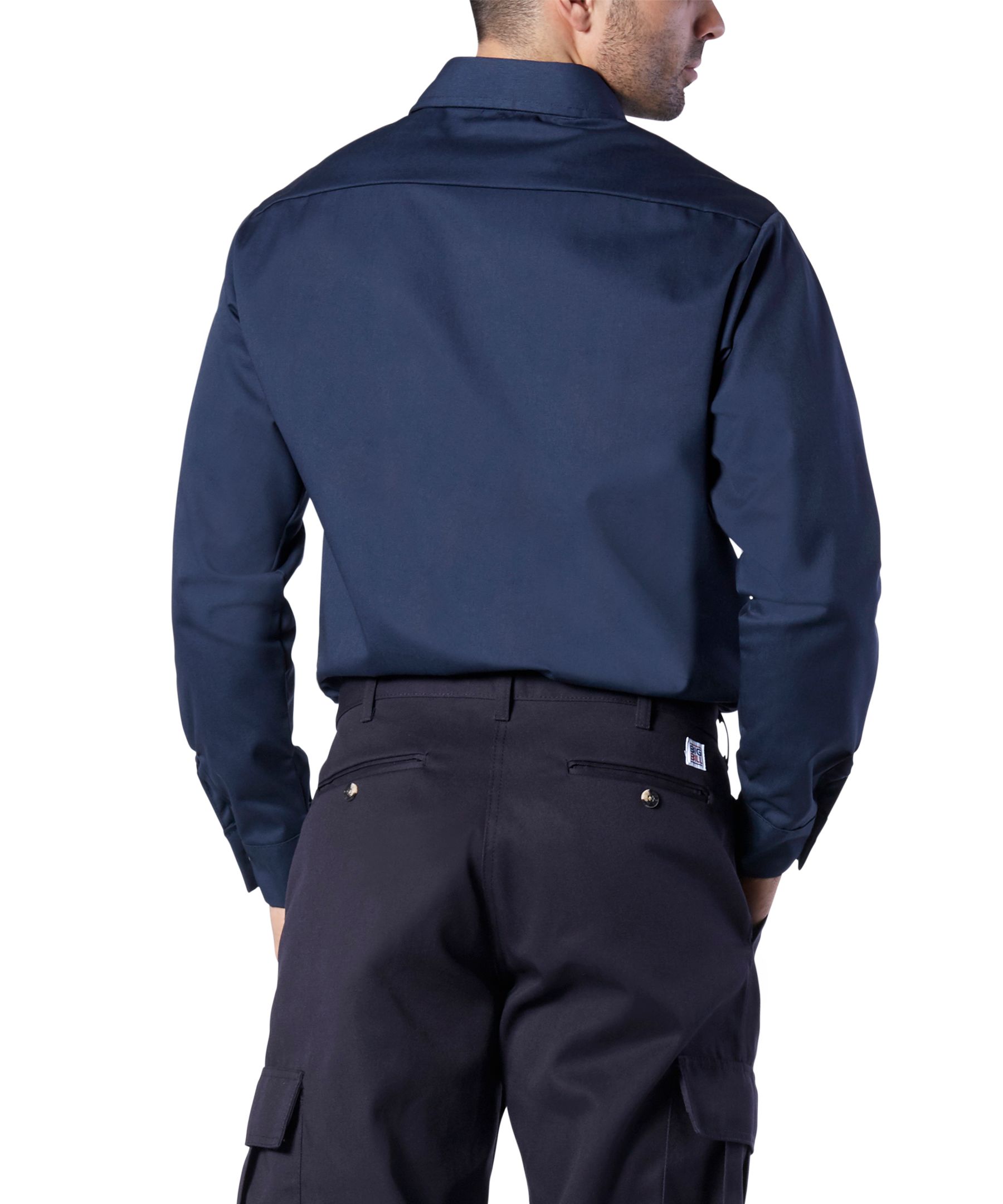 Big Bill Men's Long Sleeve Poly Cotton Twill Snap Work Shirt