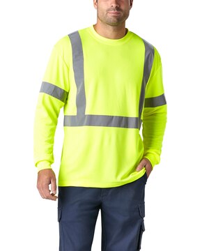 T-shirt Coolworks haute visibilité à manches longues, pour hommes