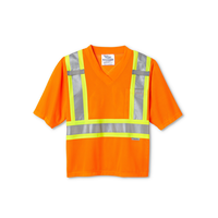 Viking® Men's Poly Safety T-Shirt Front_Flat