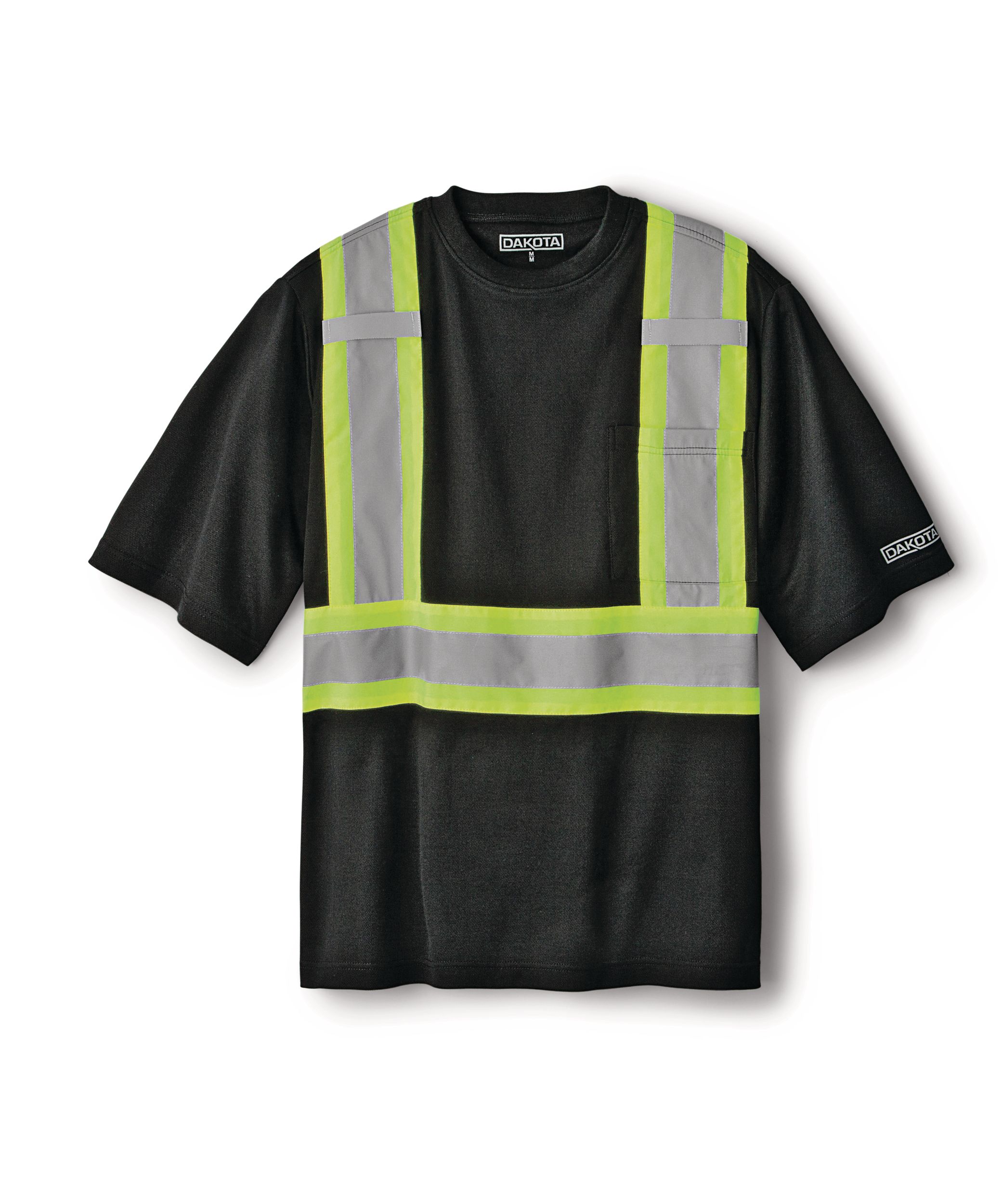 Dakota WorkPro Series Men's Hi Vis Cotton Lined Crewneck T Shirt