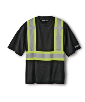 Dakota WorkPro Series Men's Hi Vis Cotton Lined Crewneck T Shirt