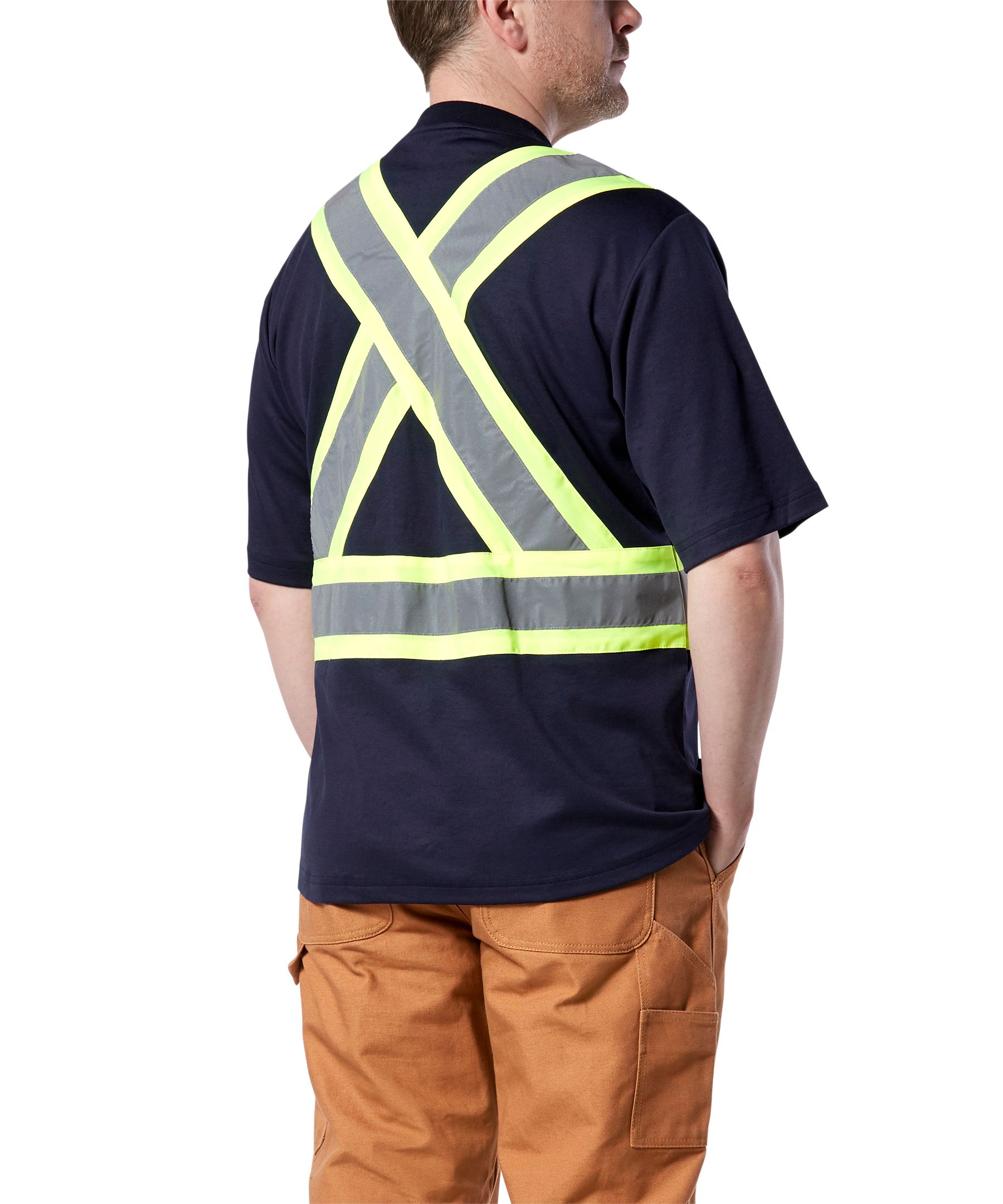 T-shirt de sécurité doublé Viking® en coton, pour hommes