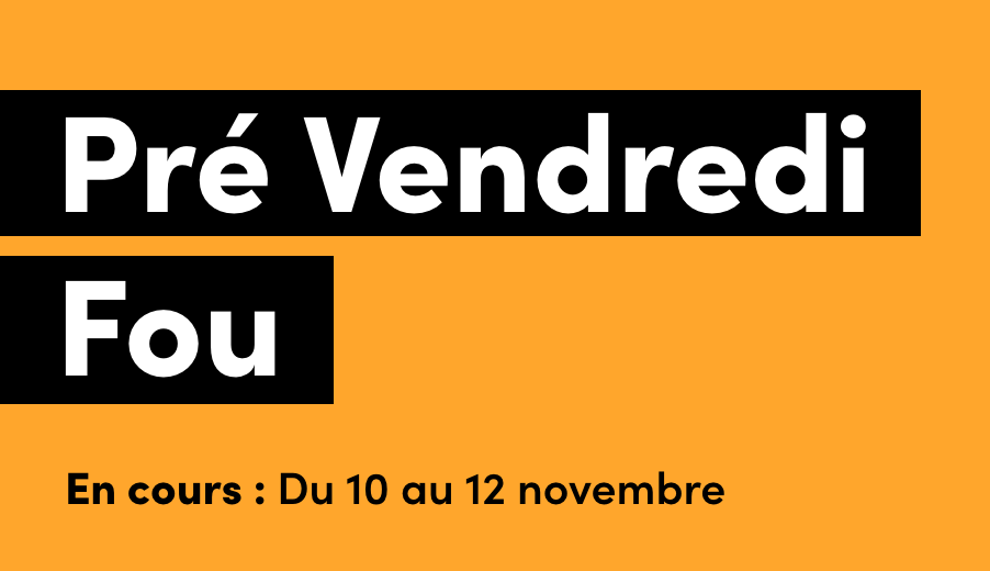 Solde de 3 jours dans tout le magasin