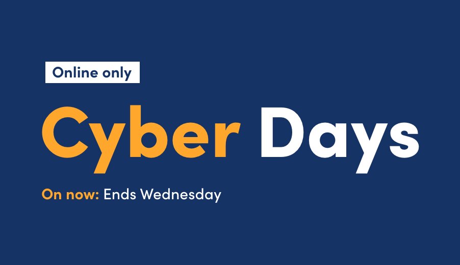 Cyber Days Save Up to 60%