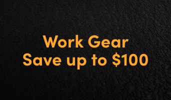 Work gear save up to $100