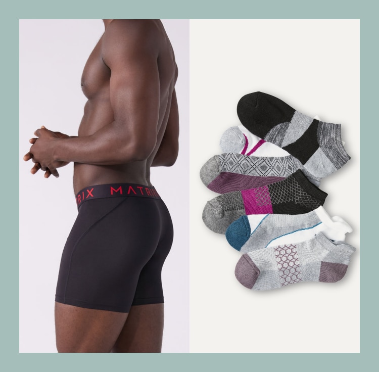 socks and underwear