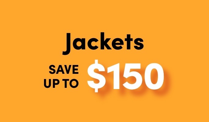 Jackets Save Up to $150