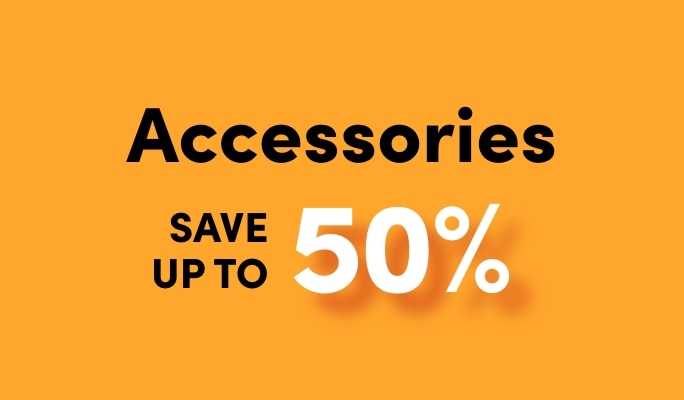 Accessories Save Up to 50%